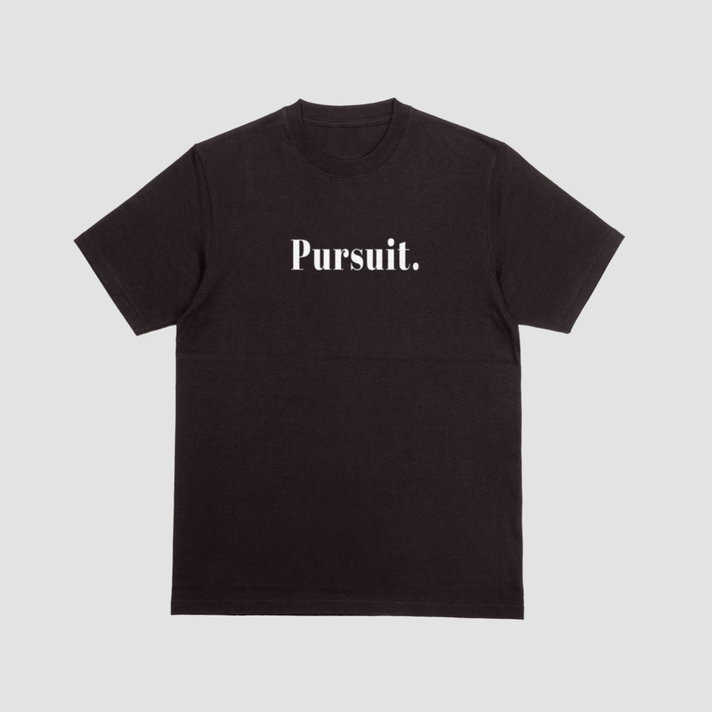 PURSUIT X DONEBYDOLPH BLACK GRAPHIC TEE