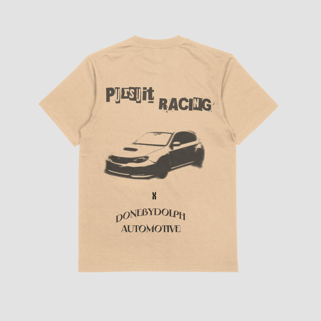 PURSUIT X DONEBYDOLPH BEIGE GRAPHIC TEE