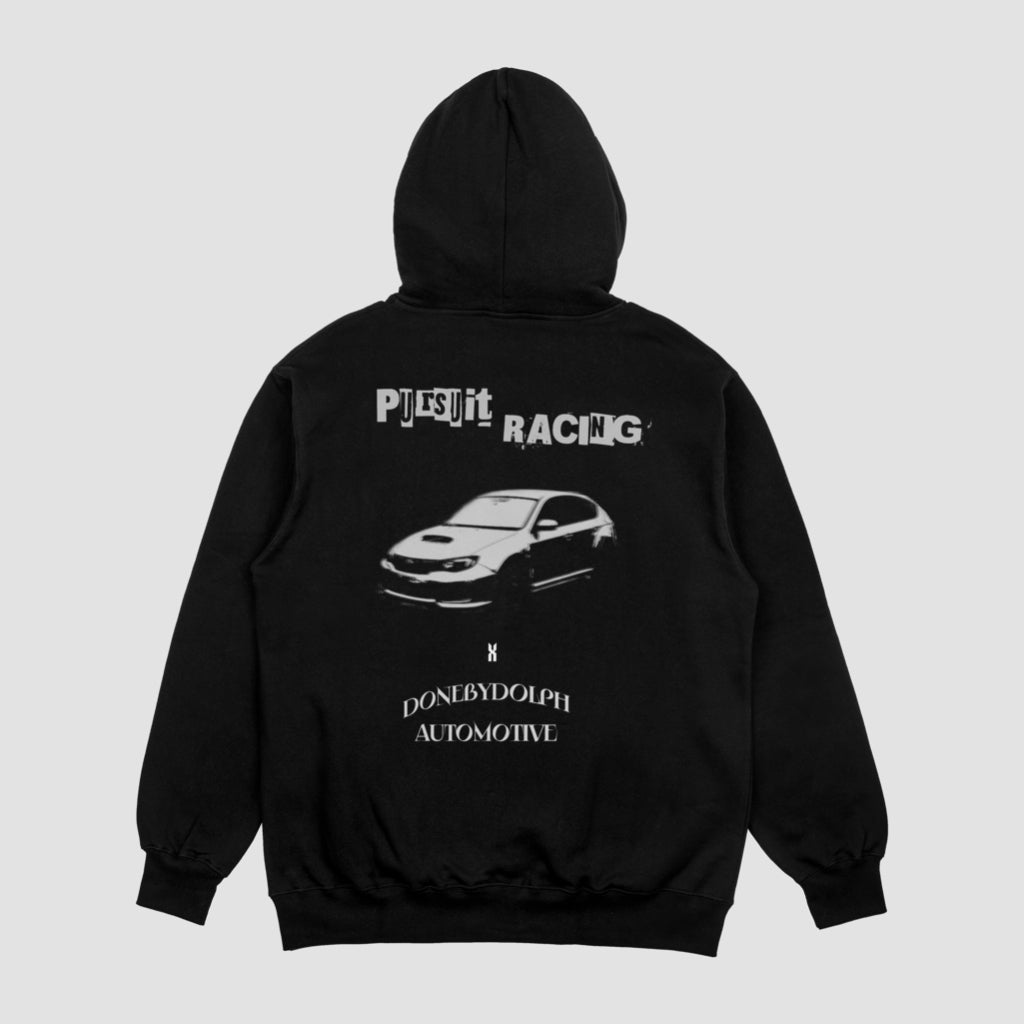 PURSUIT X DONEBYDOLPH COLLAB BLACK BOX LOGO HOODIE